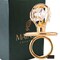 Matashi 24K Gold Plated Baby Pacifier Ornament With Crystals Babys First Christmas Holiday Ornament Hanging Pendant Gift